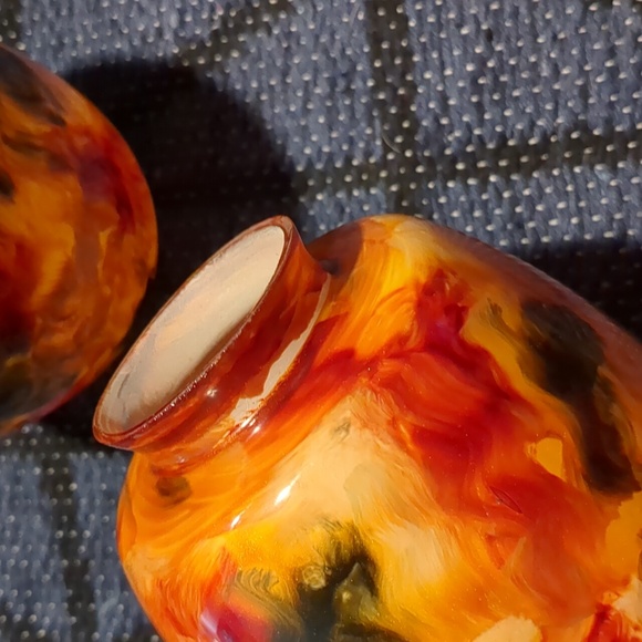 Patriot Lighting 2 - 1/4 inch Fitter Fire Pit Glass Lamp Shade - Picture 4 of 10